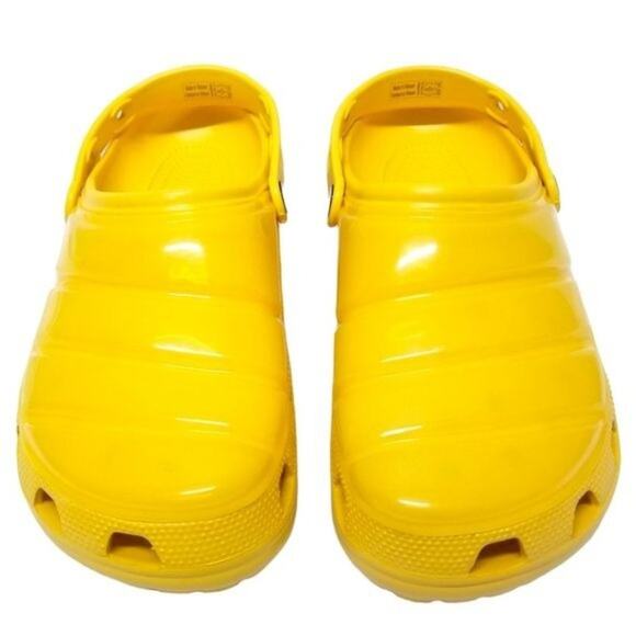 NWT Crocs Clogs Men's Size 10 Women's Size 12 Classic Neo Puff Yellow Unisex - Picture 3 of 16